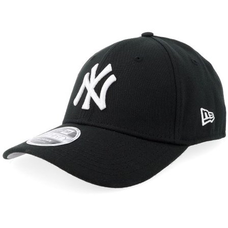 New Era - MLB Svart flexfit Keps - New York Yankees 39THIRTY M-crown Poly Black/White Flexfit @ Hatstore