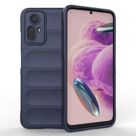 Mjukt greppformat Xiaomi Redmi Note 12S skal - Blå