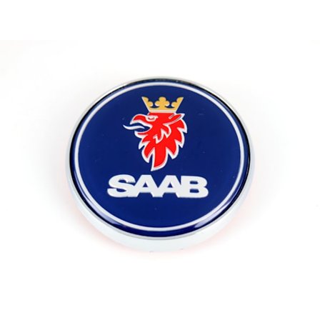 Emblem SAAB 68mm 3-pin 1-pack motorhuv