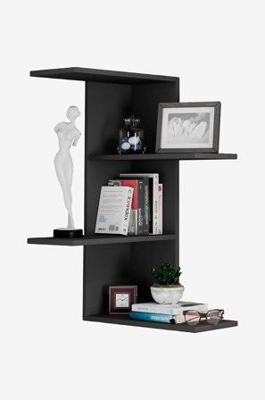 VCM - Hjørnehylde Balos - Sort - Væghylder - Fra Homeroom