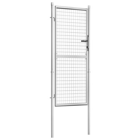 Vidaxl Trädgårdsgrind Galvaniserat Stål 105x250 Cm Silver Silver
