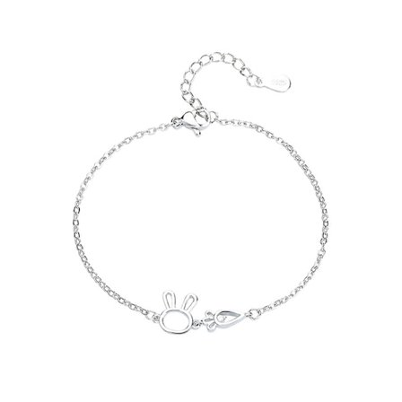 Kärlek Morot Kanin Armband Flash Borr Ihålig Tjej Armband Student Flickvän Present Armband Påskpresent