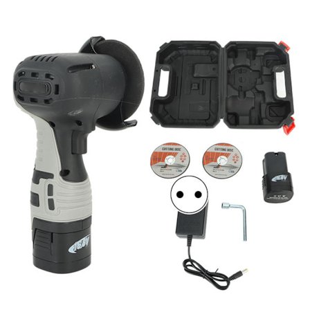 Mini vinkelslip multifunktionell sladdlös elektrisk handhållen slipverktyg för skärning Polering 110 till 240V EU-kontakt