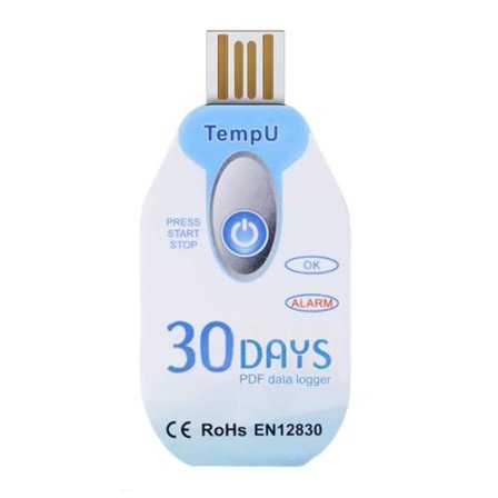 TempU 30 päivän kylmäketjun lämpötilamittari