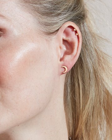 Edblad Bright Night Studs Gold Doré Bijoux Fille - Kids Brand Store