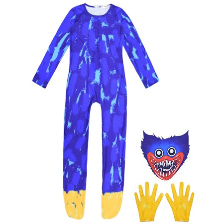 Halloween Barn Tecknad Kostym Cosplay Onesie Outfit Unisex