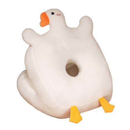 Tupplur Skrivebord Sovepute Reduser Stress Multi Plysj Lur Ansiktspute for Kontor Hvit