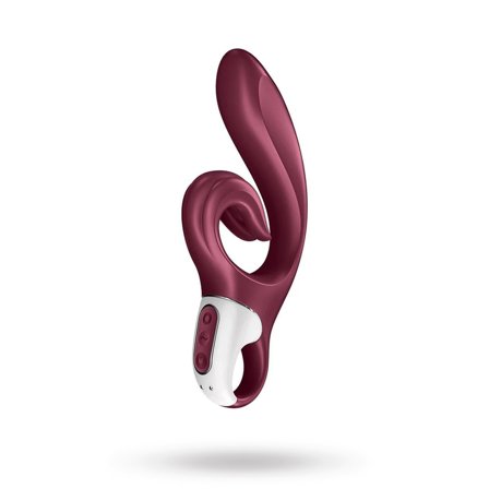 SATISFYER LOVE ME RABBITVIBRATOR - RØD - Vuxen.dk: For hende