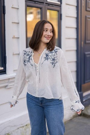 Claire Blouse blue L