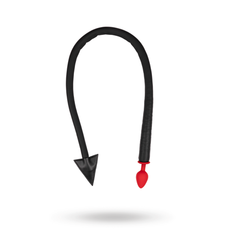 Silicone Anal Plug Devil's Tail - Black - Vuxen.se - Buttplug, stora & små butt plugg