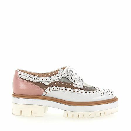 Santoni, Loafers Biały, Kobieta, Rozmiar: 39 EU