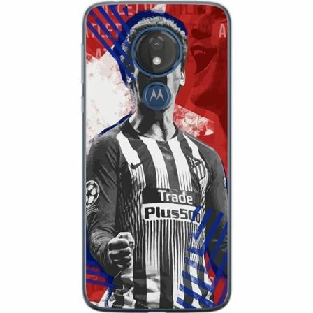 Motorola Moto G7 Power Genomskinligt Skal Antoine Griezmann