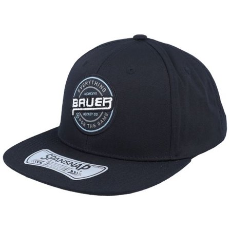 Bauer - Svart snapback Keps - Twill Black Snapback @ Hatstore