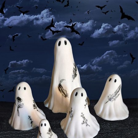 Halloween Party Dekoration Skulptur Hem Skrivbord Dekoration