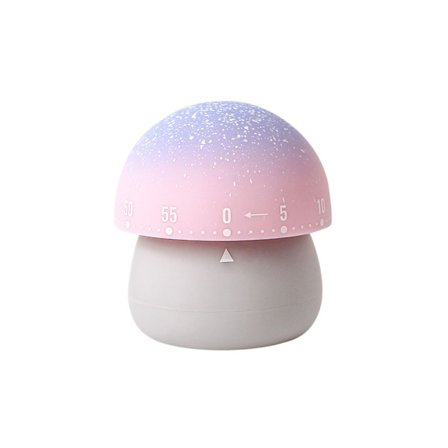 Sienimekaaninen ajastin lapsille - Ajanhallinta kokkaamiseen, kotiin, luokkahuoneeseen, opiskeluun, päivittäiseen käyttöön (harmaa)