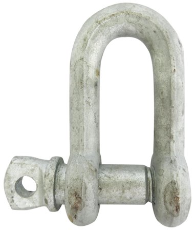 Gunnebo A773112 Sjakkel rett, kl-3, galvanisert M12, 0,9T, Verksted & bil