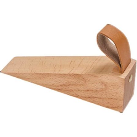 Ovikiila, liukumaton puinen ovikiila, sormensuoja makuuhuoneeseen, keittiöön, toimiston oviin (1 kpl