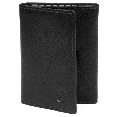 Czarne skórzane etui na klucze RFID Montreal dla mężczyzn - Portfele