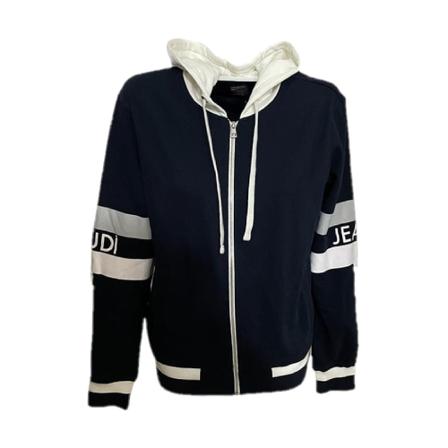 Gaudi, Zip hooded sweatshirt Blauw, Heren, Maat:S