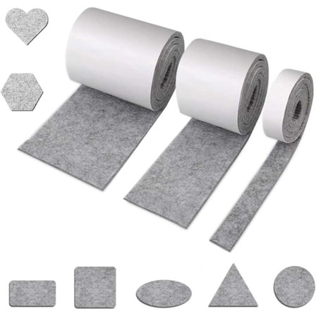 Selvklæbende filt, Filtpuder 3 ruller