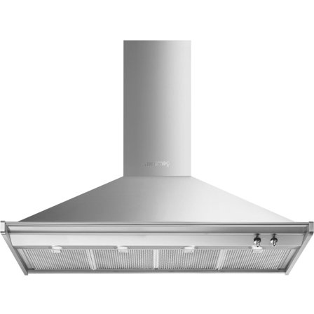 Smeg KD120HXE 120cm Victoria Vægmonteret Emhætte i Rustfrit Stål - Rustfri stål | KitchenOne