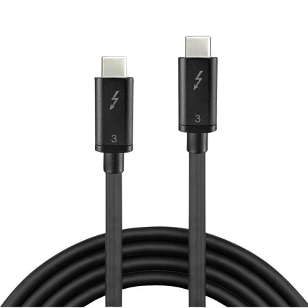 Lindy Thunderbolt-kabel - 24 pin USB-C til 24 pin USB-C - 50 cm