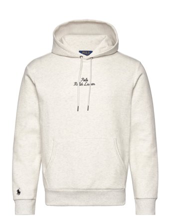 Logo Double-Knit Hoodie Cream Polo Ralph Lauren