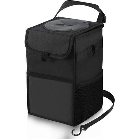 Bil Skraldespand - Autostolsorganisator - 6 L - Vandtæt - Biltilbehør Interiør