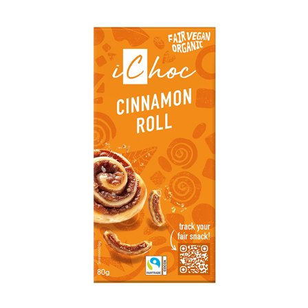 IChoc Cinnamon Roll Vegan 80g, EKO