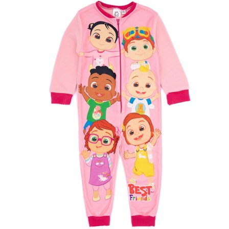 Cocomelon Flickor Karaktärer Pyjamas 12-18 Månader Rosa