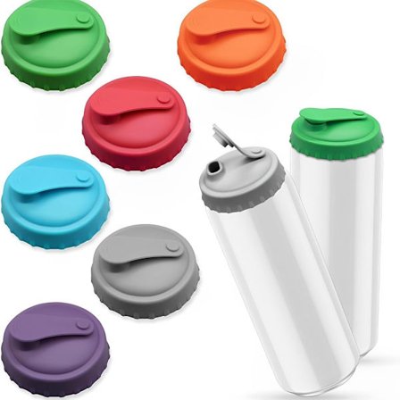 6-pack Burk Lock, Silikon Soda Burk Lock, Återanvändbar, Passar De Flesta Dryckesburkar