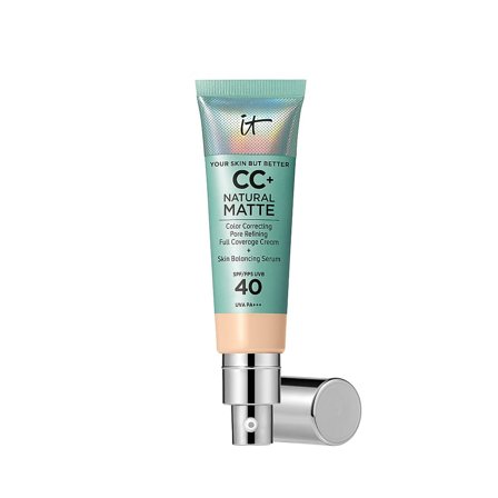 IT Cosmetics CC+ Cream Natural Matte Foundation for Oily Skin with SPF 40 Fair, Makeup, Ansigt, Foundation