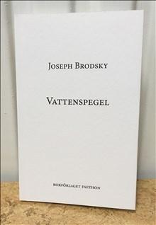 Vattenspegel - Bok av Joseph Brodsky - Danskt band