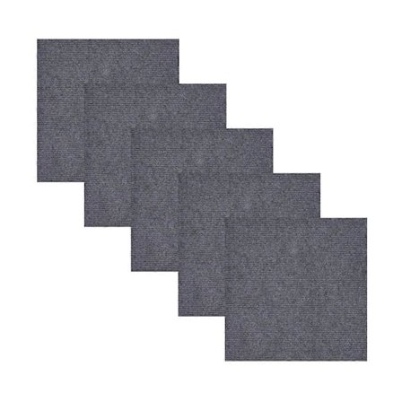 Selvklebende teppefliser 30x30cm - Lett å installere gulvmatter for hjem, kontor, gang, studierom og seng