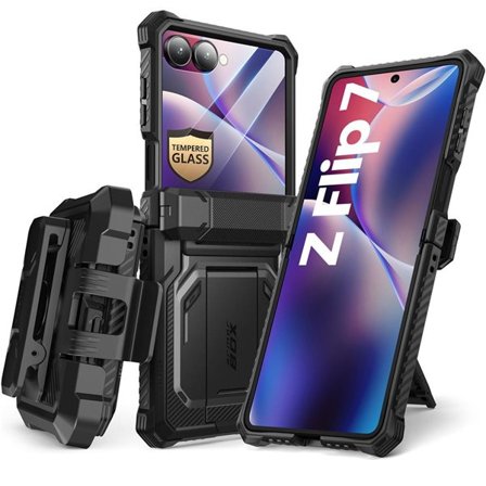 Supcase IBLSN Armorbox-fodral för Samsung Galaxy Z Flip 7 - Svart