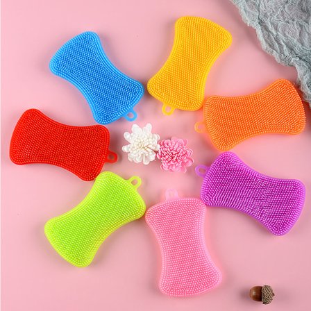 6-pak Silikone Opvaskesvamp, Rengøringssvamp til Opvask, ZQKLA