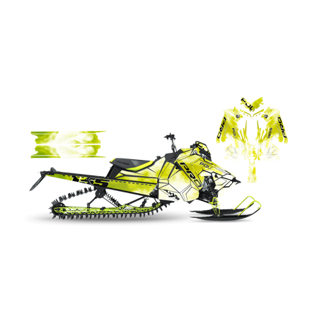 Dekalkit SweTown Gard-Lime - Polaris Axys 600 RMK 144 2019-2019