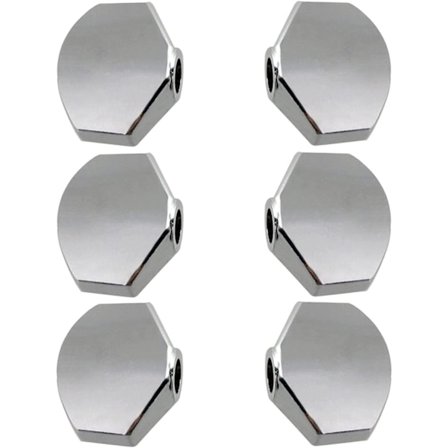 Viritysruuvit kitaralle - 6-pack - hopea