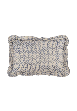 Pick A Poppy Petal Kuddfodral - 40x60 Cm Kuddar Blå