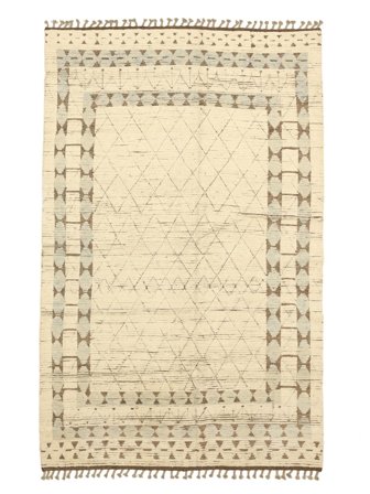 Berber Style Rug Hand Knotted 181X286 Orange/Beige