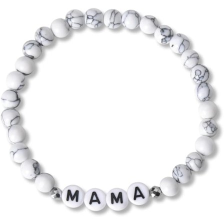 Mamma Morsdagsarmbånd for mamma Bursdagsgave fra datter sønn Mamma Bryllupsgave fra brud Mamma Pensjonsgaveideer Hvit Mamma