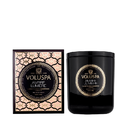 Voluspa Boxed Candle 60h Ambre Lumiere Doftljus & rumsdofter Unisex 269 g
