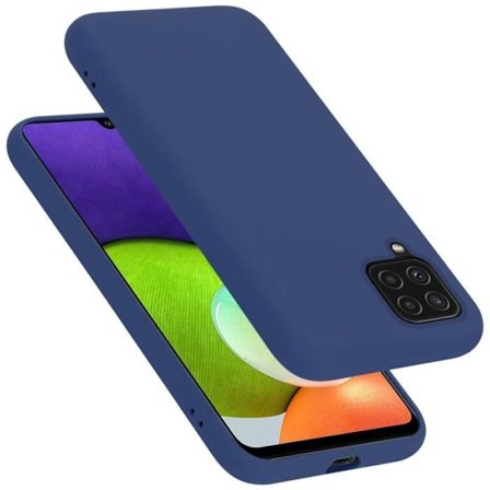 Fodral till Samsung Galaxy A22 4G / M22 / M32 4G Skal i LIQUID BLUE Fodral Skydd i silikon TPU mobiltelefon