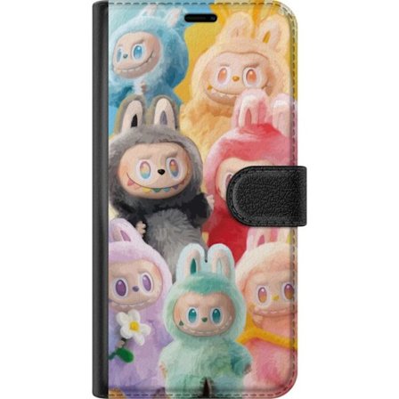 Kompatibelt Plånboksfodral till Motorola Motorola Moto G15 Söt monsterkanin limited edition samlarobjekt