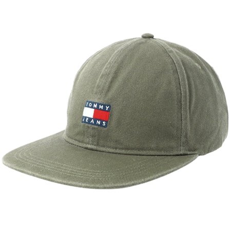 Tommy Hilfiger - Groen snapback Cap - Tjm Heritage Washed Cap Dark Greenery Strapback @ Hatstore