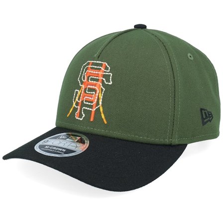 New Era - MLB Green adjustable Czapka Z Daszkiem - San Francisco Giants City Feature M-Crown Green/Black A-frame Adjustable @ Hatstore