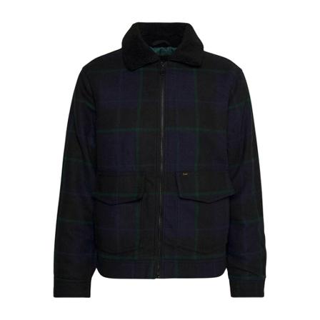 Lee Chetopa Winter JKT L86Pcs35 , Blauw , Heren , Maat: L Winterjassen