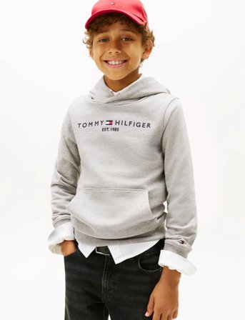 Tommy Hilfiger Essential Hoodie - Grey - 110