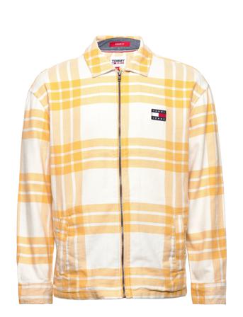Tjm Buffalo Check Zip Overshirt Overshirts Multi/mønstret Tommy Jeans