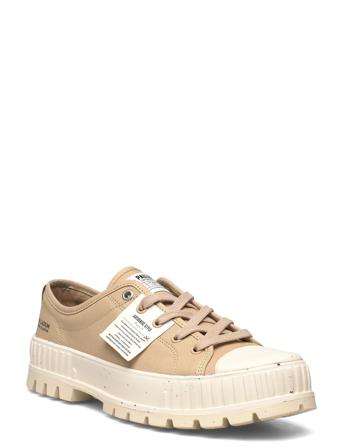 Pallashock Lo Org Lave Sneakers Beige Palladium